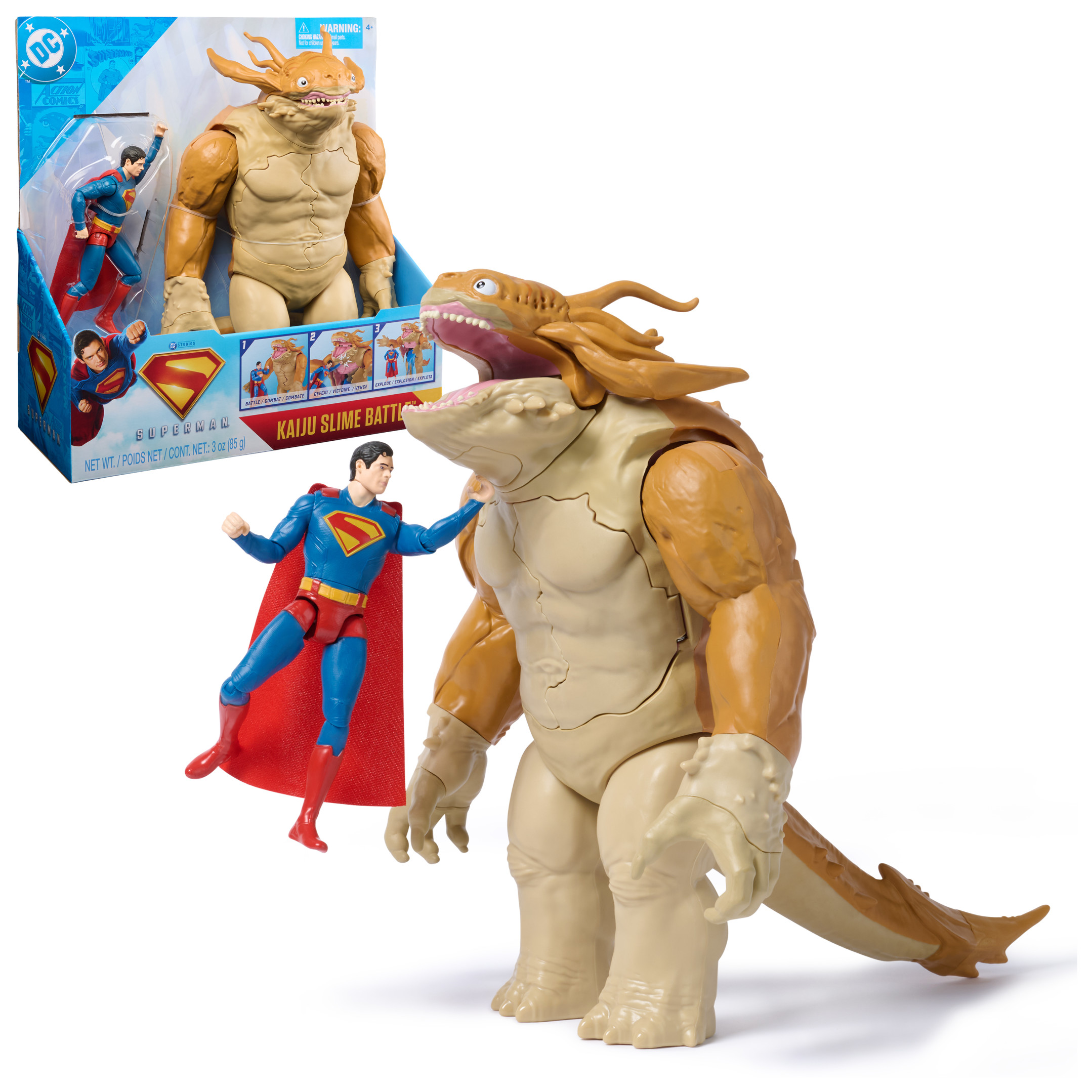 DC Comics Superman Vs. Kaiju Slime Battle Set photo 1