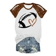 thumbnail image 4 of YDLCAFD T-Shirt Décontracté Mode Imprimé Col Rond Manches Courtes pour Femmes de Pâques, 4 of 5