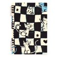 thumbnail image 7 of FORMRS 1-Subject Spiral Notebook 8" x 5" College Ruled 60 Refillable Sheet, 2 Pack, Blue and White Cat, 7 of 7