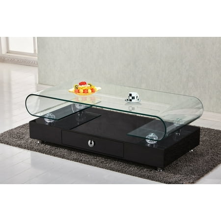 Best Quality Furniture Coffee Table With Top Round Shape Clear