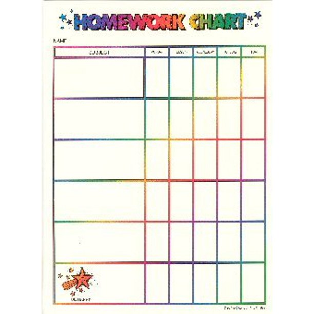 Magnetic chore chart for adults image