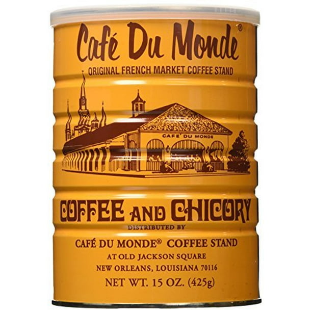 Cafe Du Monde Coffee Chicory, 15Ounce (Pack of 3)