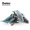 thumbnail image 1 of Juguetes de figura de ballena y tiburón Boley 4 piezas ballena jorobada martillo gris, 1 of 2