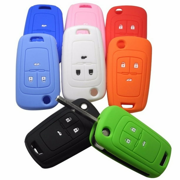 Funda De Silicona Para Llave De Coche Con Soporte De Control Remoto Para Chevrolet Cruze