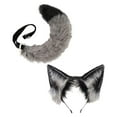 thumbnail image 2 of Ensemble Oreilles et Queue Anime Cosplay Serre-Tête Bandeau Accessoires Cheveux, 2 of 10
