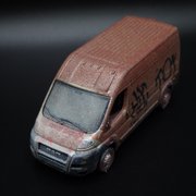 Open Box 2019 19 RAM PROMASTER 2500 SPRINTER VAN TAGGED GRAFFITI 1:64 DIECAST MODEL CAR