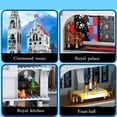 thumbnail image 4 of King’s Castle Building Set for Adults, 3999PCS Medieval Foldable Castle Model with Two Play Modes, Three-Tier Design, Collectible Architecture Display Toy, 4 of 6