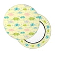 thumbnail image 2 of Susaid Armadillo Floral Print Elastic Bar Stool Cover Personalized Washable Stool Cover for Barbershop Home Bar Kitchen-14 inch, 2 of 7
