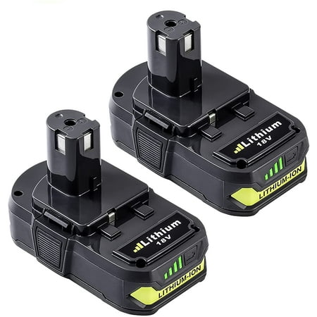 

2Packs P102 3.0Ah Replacement Battery Compatible with Ryobi 18V Lithium-ion Battery P102 P103 P104 P105 P107 P108 P109 P122 for 18-Volt Power Tool