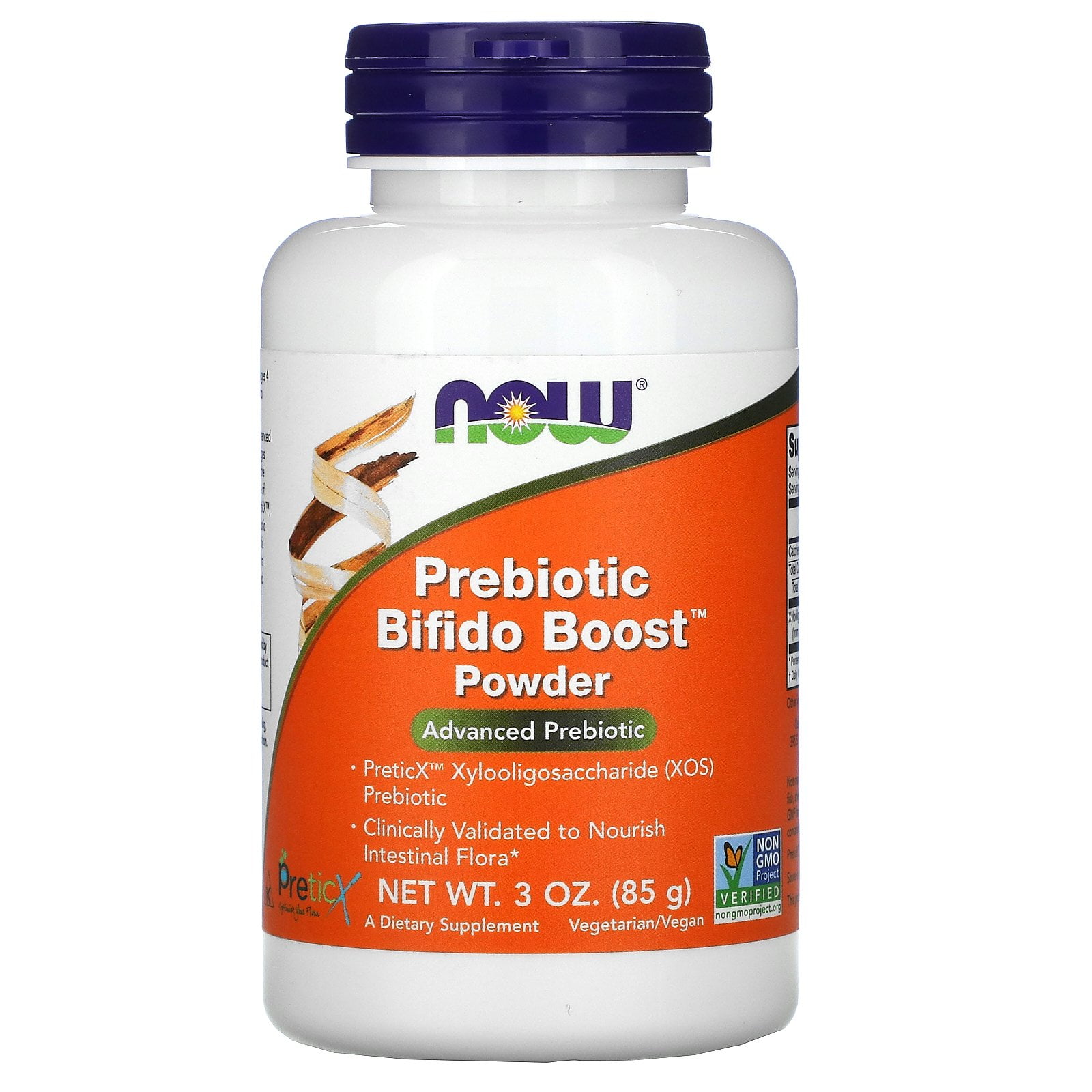 Prebiotic Bifido Boost Powder, 3 oz (85 g), NOW Foods