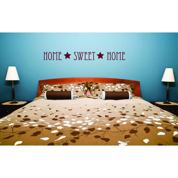 Home Sweet Home Picture Art Living Room Peel & Stick Sticker Vinyl Wall Decal 10 X 40 Inches