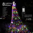thumbnail image 4 of Qulist Luces De Estrellas De Decoración Navideña para Exteriores, 317 Luces Led De Cadena para Adornos De Árboles De Navidad De 16.4 Pies, 4 of 5