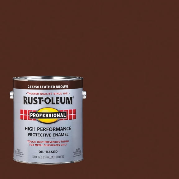 Rust-Oleum Professional High Performance Indoor and Outdoor Gloss Leather Brown Protective Enamel
