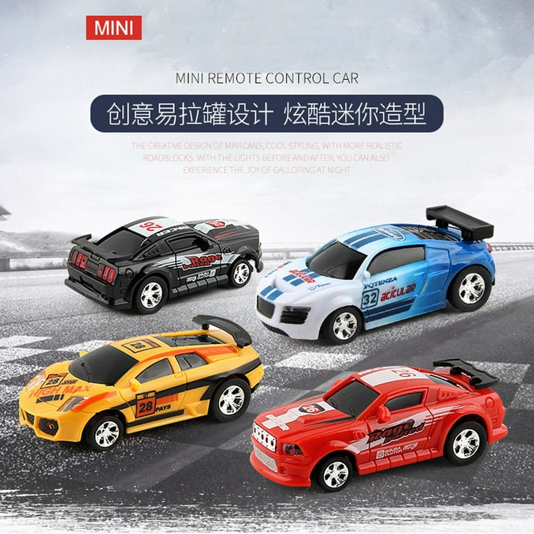 Mini RCs Car Canned 4-wheel Vehicle Remote Control Car with Light