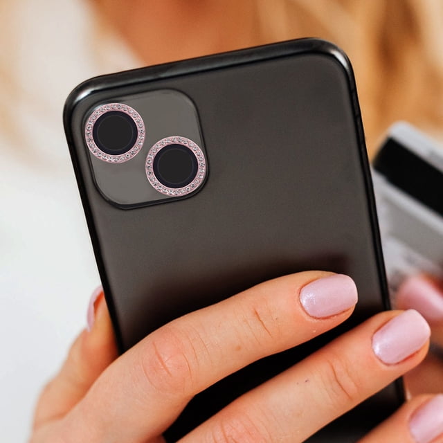 CRILSTYLEO 2Pcs Phone Camera Lens Protector With Fashionable Design For Women Tempered Glass Outdoor Activities