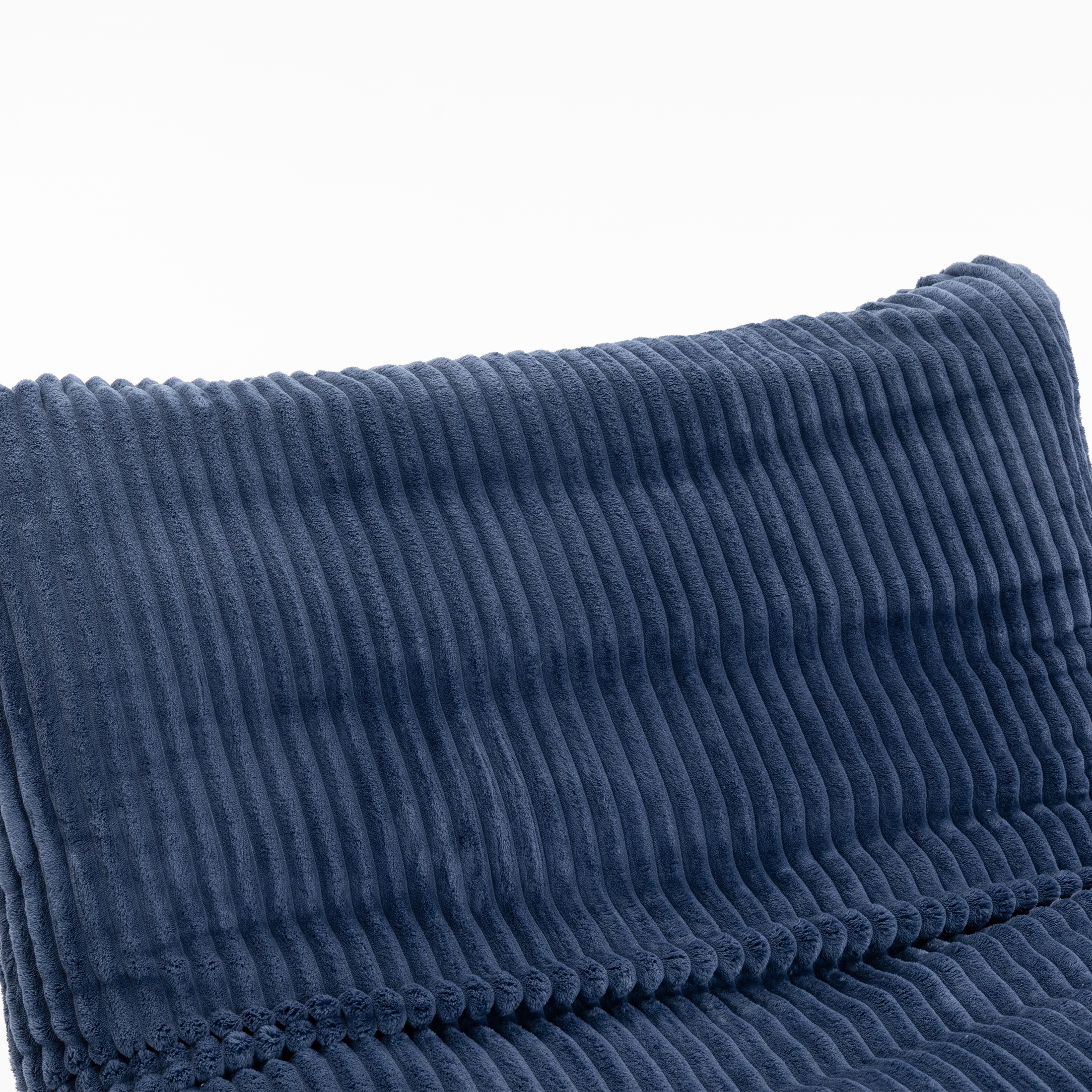 PORKISS Bean Bag Chair for Adults, Comfy Sofa Bean Bag Couch Lounge Soft Corduroy Material Furniture Gift High-Quality Lazy Sofa, Casual Single Sofa, Blue