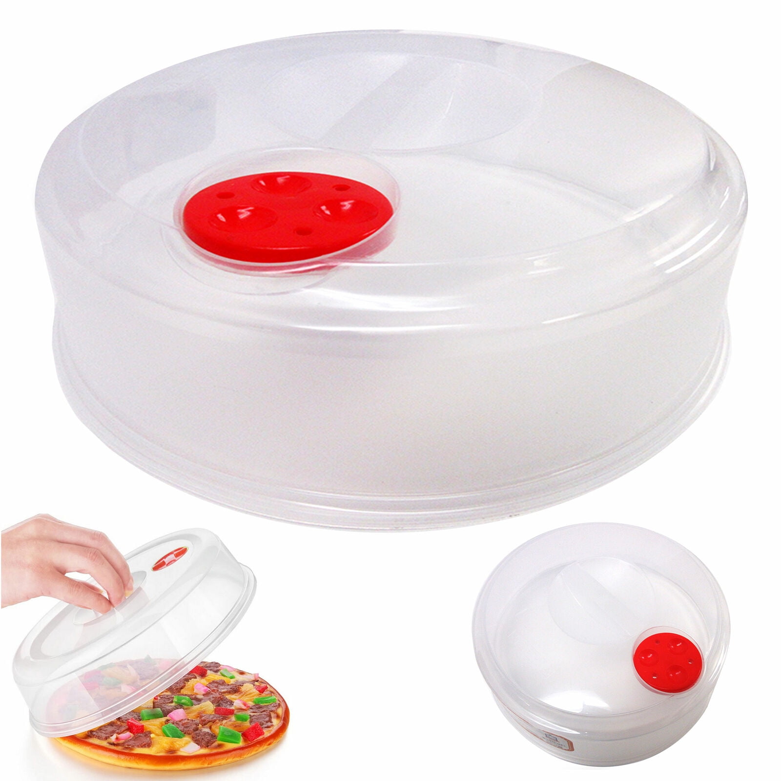 Plastic Microwave Plate Cover Clear Steam Vent Splatter Lid 10.25 Food Dish  New, 1 - Ralphs