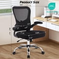 thumbnail image 2 of Silla de oficina BLISNEST Executive, escritorio lumbar ajustable de 400 kg, 2 of 9