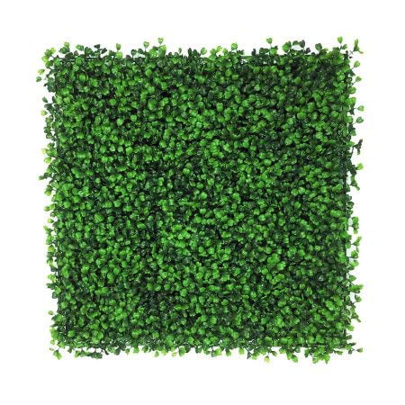 Artificial Hedge Plant, Faux Greenery Panel, UV Protected Faux Greenery Mats, Suitable for Both Outdoor or Indoor, Garden, Backyard and Home Décor,20 x 20 (Best Artificial Plants For Indoors)