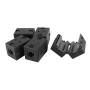 Unique Bargains 5 Pcs Black UF100 UF90B 10mm Dia Clip EMI RFI Noise Ferrite Core Filter