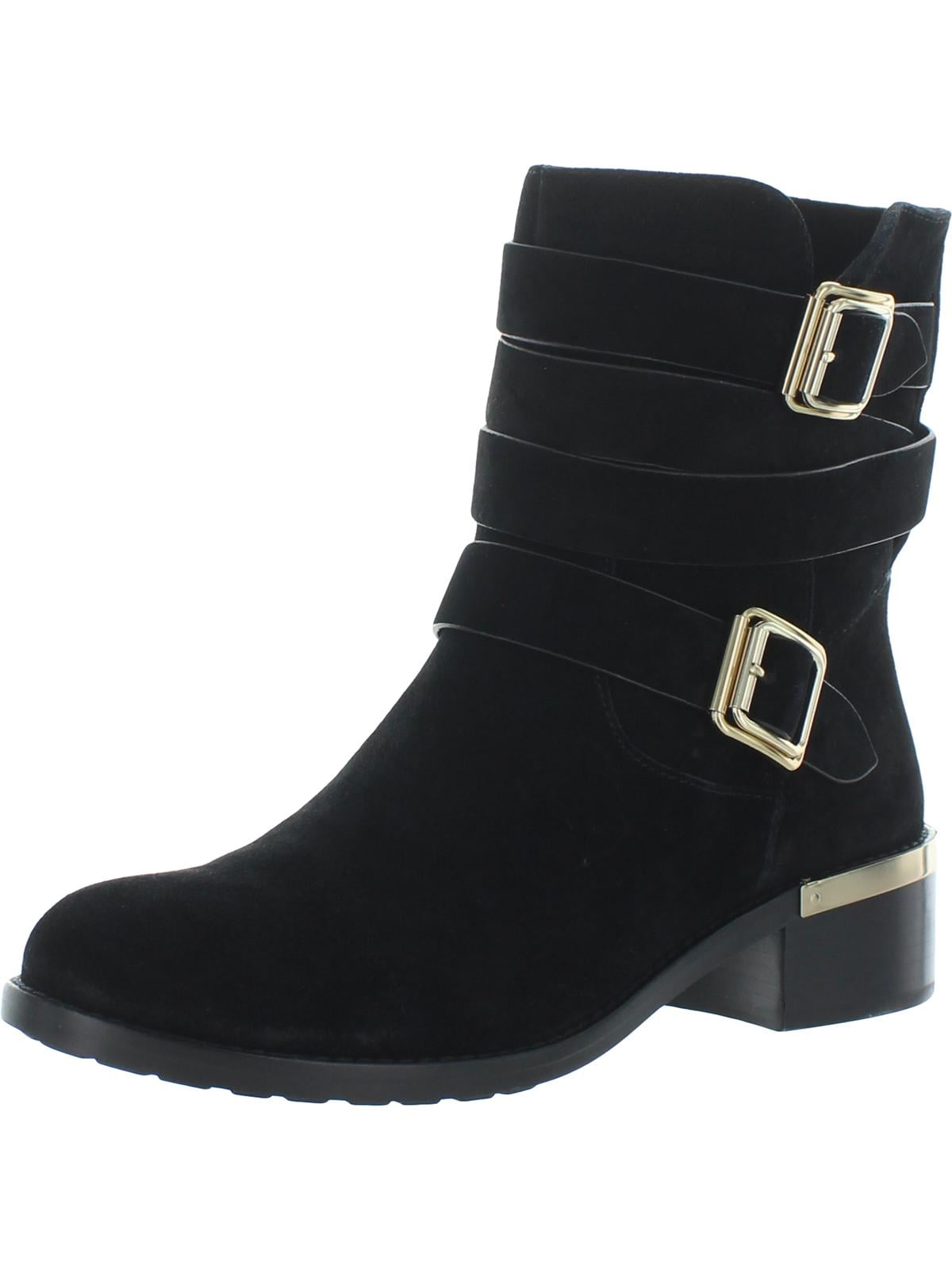 Vince Camuto - Vince Camuto Womens Webey Suede Block Heel Ankle Boots ...