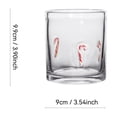 thumbnail image 3 of Christmas Glass Cups Embossed Glass Cups Holiday Coffee Cups Clear Drinking Glasses for Christmas Table Decor Festive Drinkware for Home Bar Seasonal Parties Host and Housewarming, 3 of 3