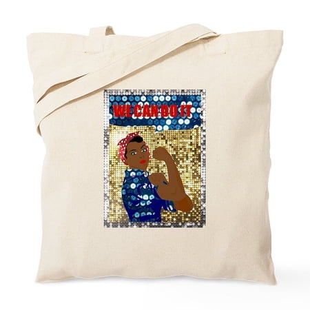 CafePress - African Rosie The Riveter Tote Bag - Unisex Canvas Tote Bag Beige 1-Piece