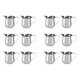 thumbnail image 1 of 12 Uds Bell Creamers 90Ml/3Oz Mini Jarra para Crema Jarra de Leche de Acero Inoxidable Mini Jarra de Café Jarra para Espumar Leche, 1 of 5