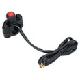 thumbnail image 2 of Handlebar Switch, Anticorrosion Universal CNC Aluminum Alloy Rustproof Motorcycle Engine Kill Button 22mm  For ATV For Scooter, 2 of 8