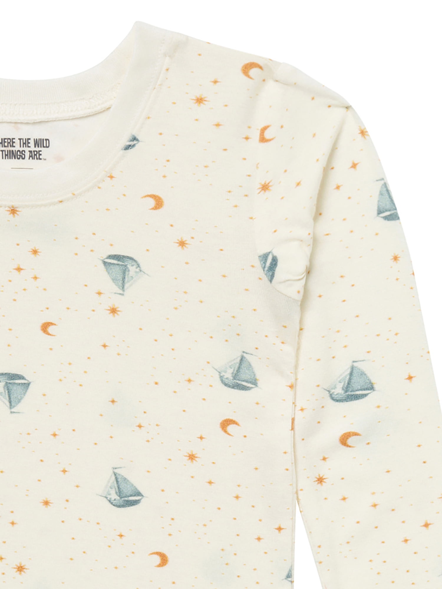 Modern Moments x Where the Wild Things Are Toddler Neutral Pajama Set, 2-Piece, Sizes 12M-5T