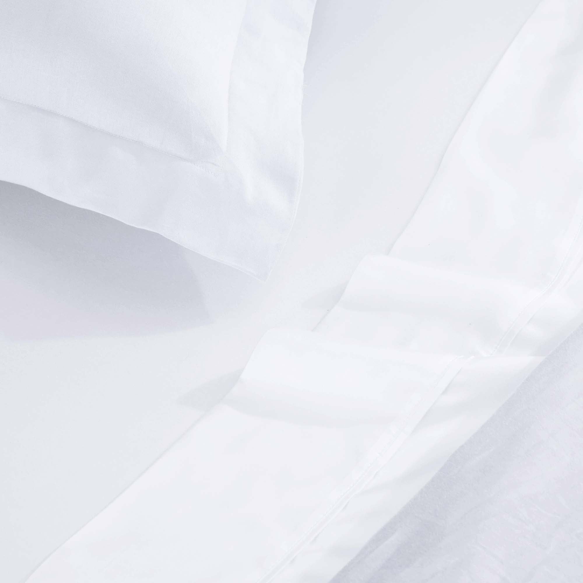 Superior Egyptian Cotton 300 Thread Count Duvet Cover Set, Full/Queen, White