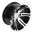 thumbnail image 1 of ATV Wheels Rims, 12inch ATV Wheel Rim Hub, Aluminum Alloy High Strength ATV Wheels Replacement ATV UTV Wheel for Quad Bike Go Kart Off Road Vehicle, Enhanced Performance, 1 of 7