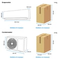thumbnail image 4 of Aire Acondicionado Minisplit Hisense Inverter Frío/Calor 1 Tonelada (12,000 BTU´s) 220V ARU122KA, 4 of 4