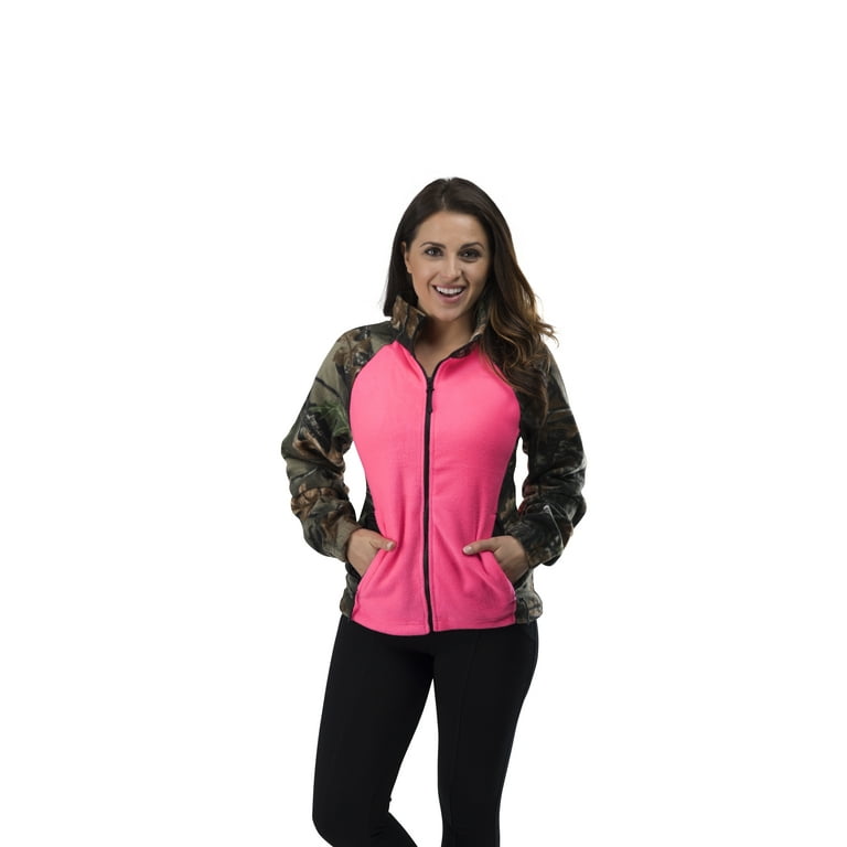 Womens fitted outlet camo jacket