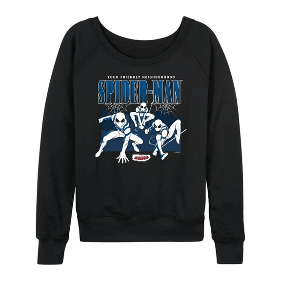 Marvel Your Friendly Neighborhood Spider-Man - Oscorp Spider Suit - Women's French Terry Pullover Long Sleeve Shirt