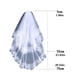 thumbnail image 5 of Sonducket Boda novia velo Prop mujeres tocado elegante negro blanco Color nupcial encaje velos vestido adorno ropa accesorio Accesorio para el cabello blanco Sonducket AP006282-01, 5 of 5