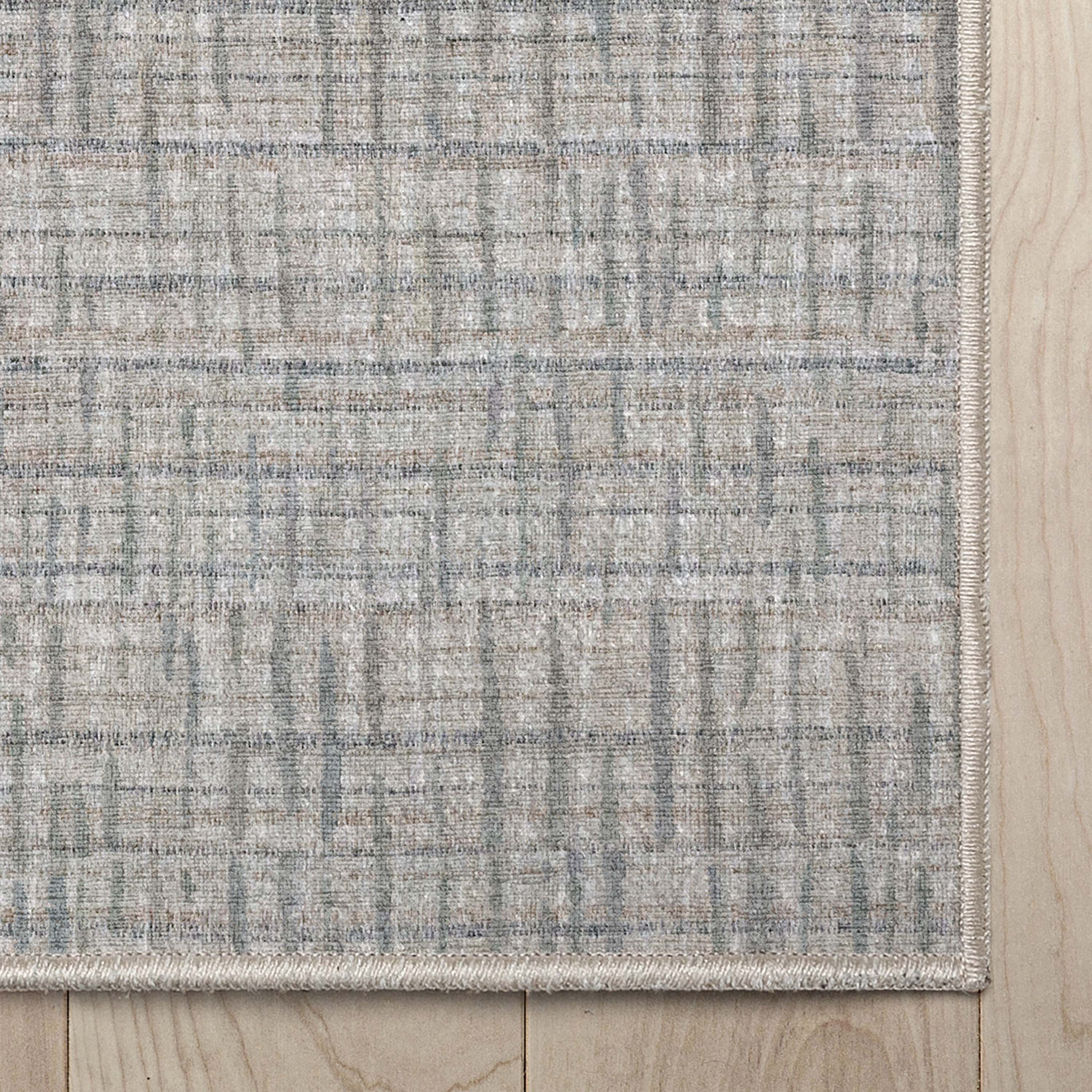 Well Woven Abstract Bali Modern Retro Plaid Flat-Weave Beige 7'7" x 9'10" Area Rug