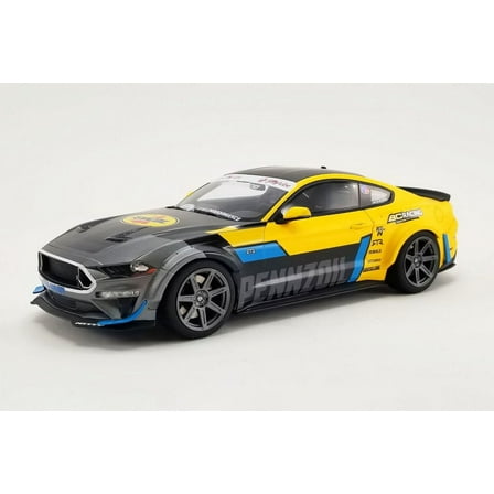 2021 Ford Mustang RTR Spec 5 Widebody, Black/Yellow - GT Spirit US056 - 1/18 scale Resin Car