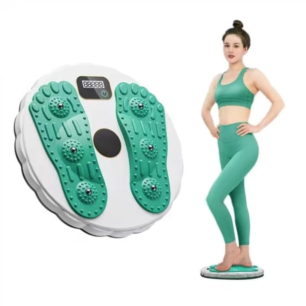 Tabla giratoria para ejercicios de musculación y fitness con electrónica para entrenamiento de fuerza central y adelgazamiento 6 mandos Reflexología