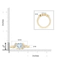 thumbnail image 3 of ANGARA Natural Solitaire Aquamarine Heart Ring with Diamond Accents in 14K Yellow Gold for Women (Size-7mm) | March Birthstone, Birthday, Anniversary, Jewelry Gift for Women | Natural Aquamarine Ring, 3 of 8
