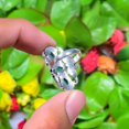 thumbnail image 3 of Natural Green Onyx Gemstone Handmade 925 Sterling Silver Ring Size 8, 3 of 3
