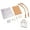 12.6x4.3x10.6 Inches, variant on Clear Pvc Diy Tote Bag Handbag Making Kit, Adults Beginners Kraft Paper Bag Diy Kit for Women Birthday Christmas Party Gift (A)