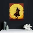 thumbnail image 5 of COMIO  Cowboy Wall Art - Western Wall Decor, Rodeo Decor, Cowboy Gifts, Western Wall Art, Western Home Decor, Country Room Decor, Cowboy Poster Wall Decor, Framed, 5 of 5