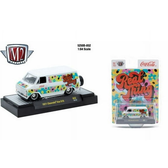 M2 Machines Coca-Cola Release A52 1971 Chevrolet Van G10