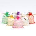 thumbnail image 4 of Bolsas de Organza con cordón y diseño de estrellas y Luna, 50 unidades, para dulces, joyería, fiesta, boda, regalo, 4 of 4