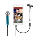 thumbnail image 3 of 2pcs Mobile K Song Microphone National K Singing Bar Microphone Song Artifact Cell Phone Microphone Mini Microphone (Blue, Random Type), 3 of 9