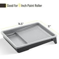 thumbnail image 3 of Bates- Paint Tray Set, 9-Inch, 11 pcs, Plastic Paint Tray with 10 Tray Liner, Textured Deep Capacity Disposable Paint Tray Liner, 3 of 7