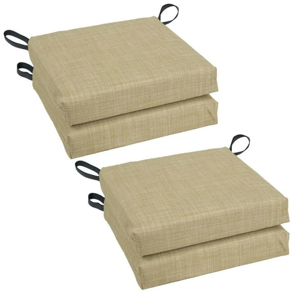 Blazing Needles Assorted Sandstone Chair Cushions Outdoor Seating