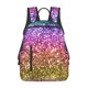 thumbnail image 1 of Balery Glitter Rainbow Mochila ligera para hombre y mujer: duradera e impermeable, ideal para la escuela, el trabajo, viajes y uso diario., 1 of 7