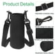 thumbnail image 4 of Uxcell 2Pcs 12 oz funda de botella de agua aislada de neopreno con correa, negro, 4 of 6